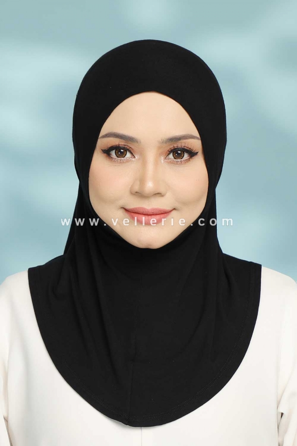 Sakeena Inner Neck Berdagu - SKN01 Black